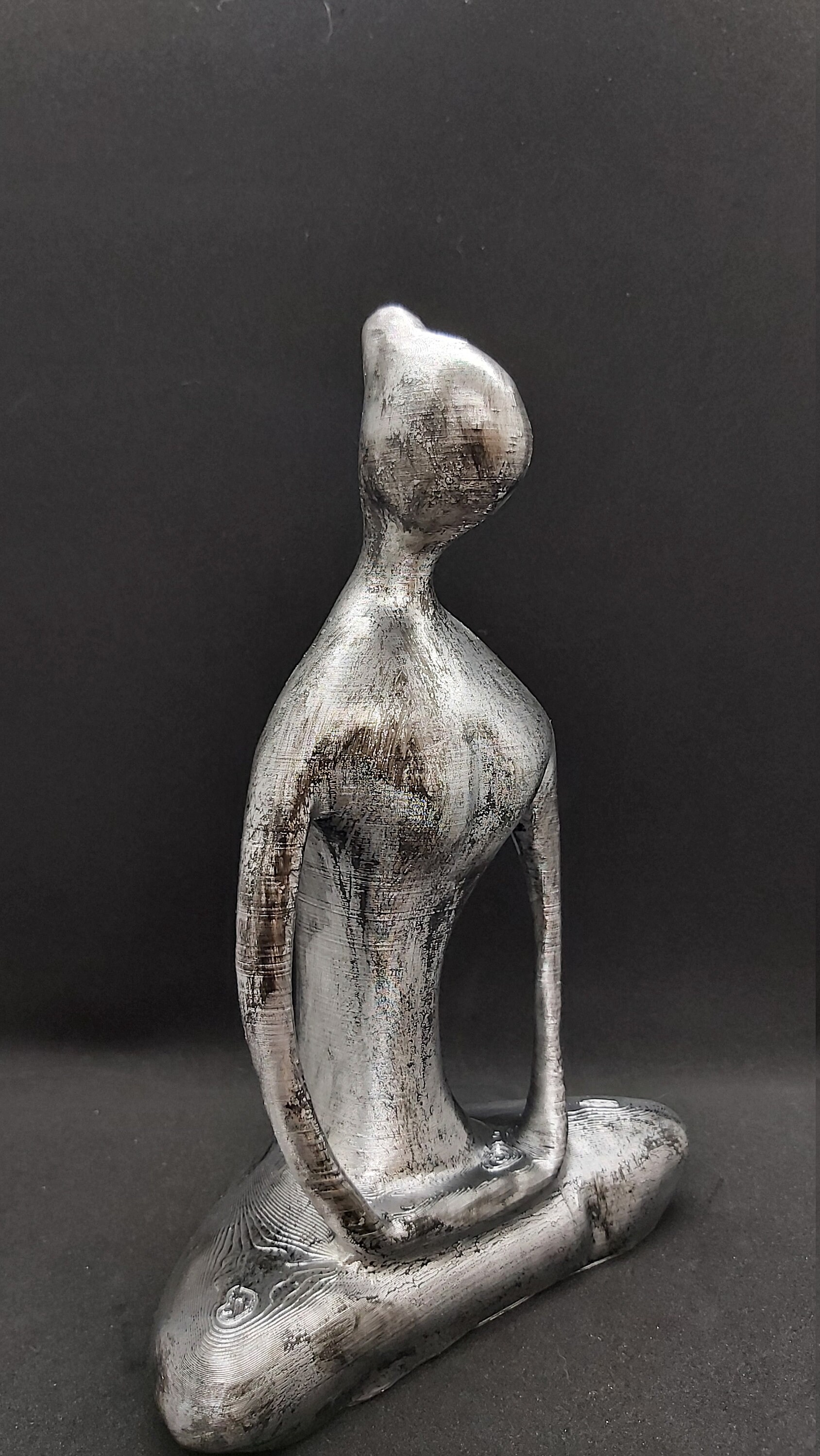 Yoga Figurine Sit in Meditation Statue Yogi Woman zen Yoga Etsy