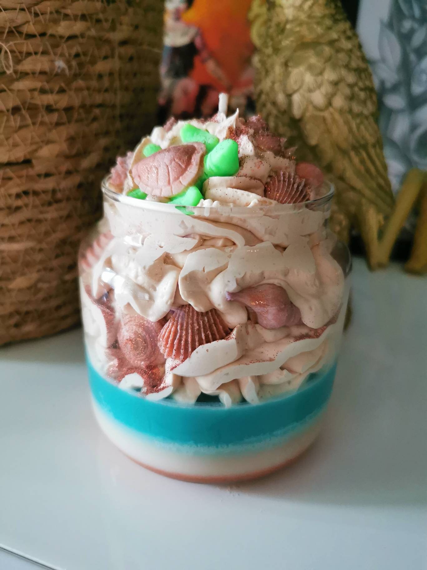 Gourmet candle scented scent moni of Tahiti XL Etsy