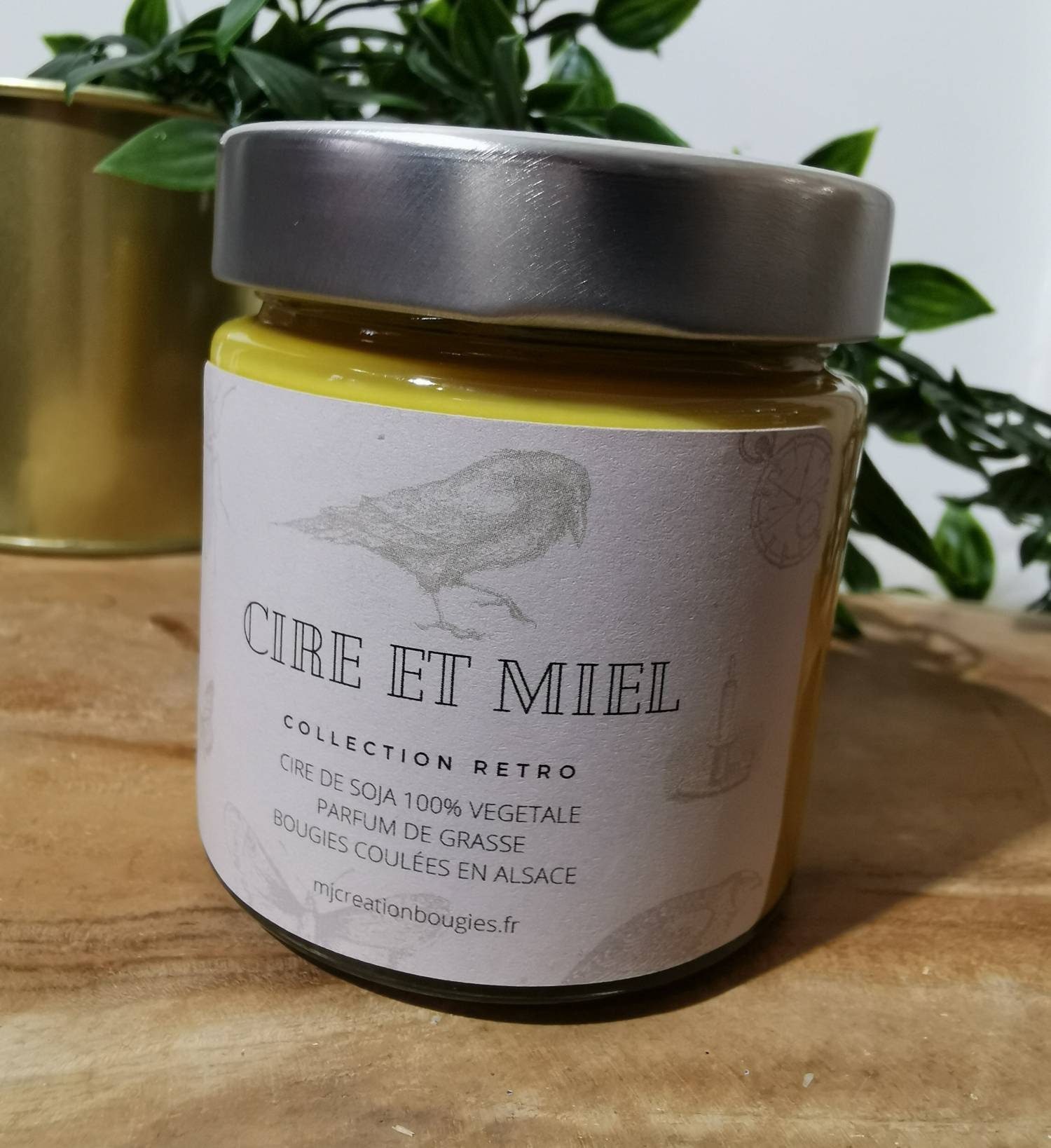 Bougie Parfumée Collection Rétro Cire et Miel en de Soja Végétale Cruelty Free