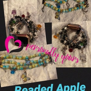 Personalized Beaded Apple Watch Band
