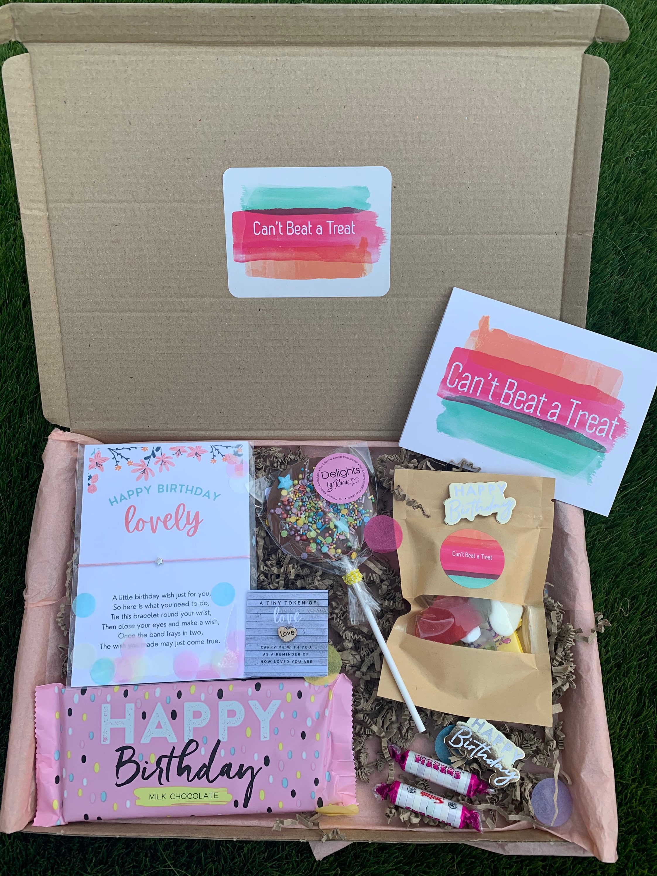 Happy birthday box Birthday gift Gift for her letterbox Etsy