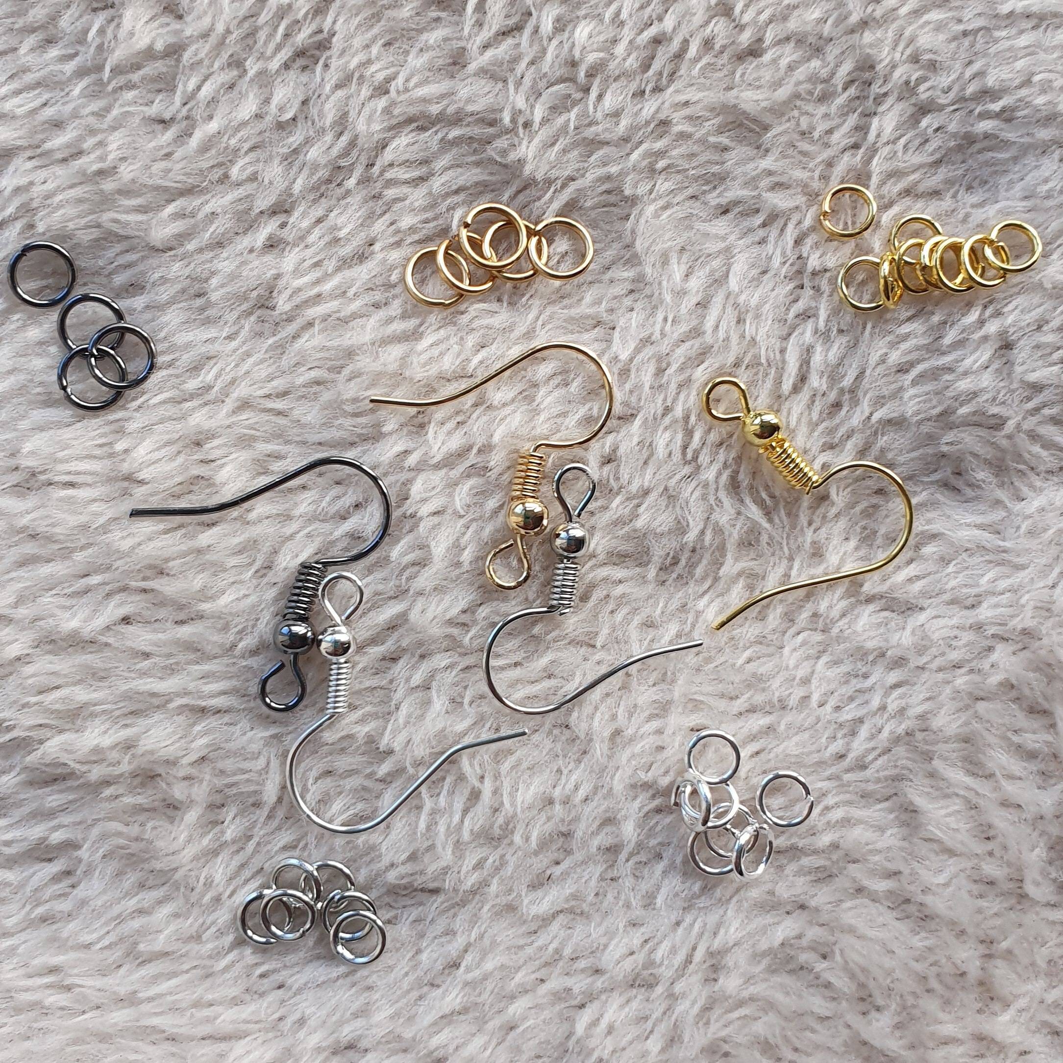 Earring hooks with jump rings Etsy