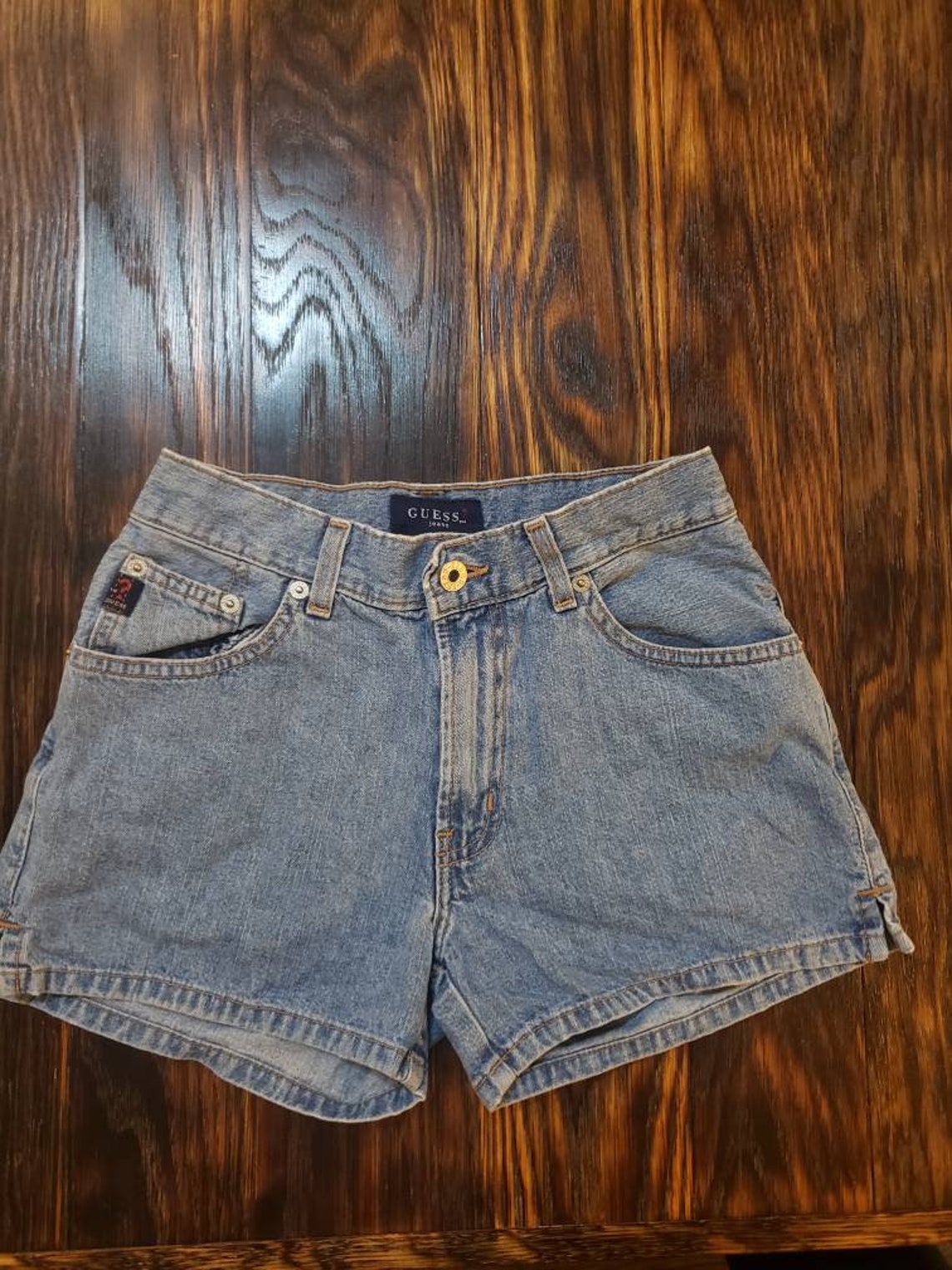 Vintage Guess Jean Shorts 24 Etsy