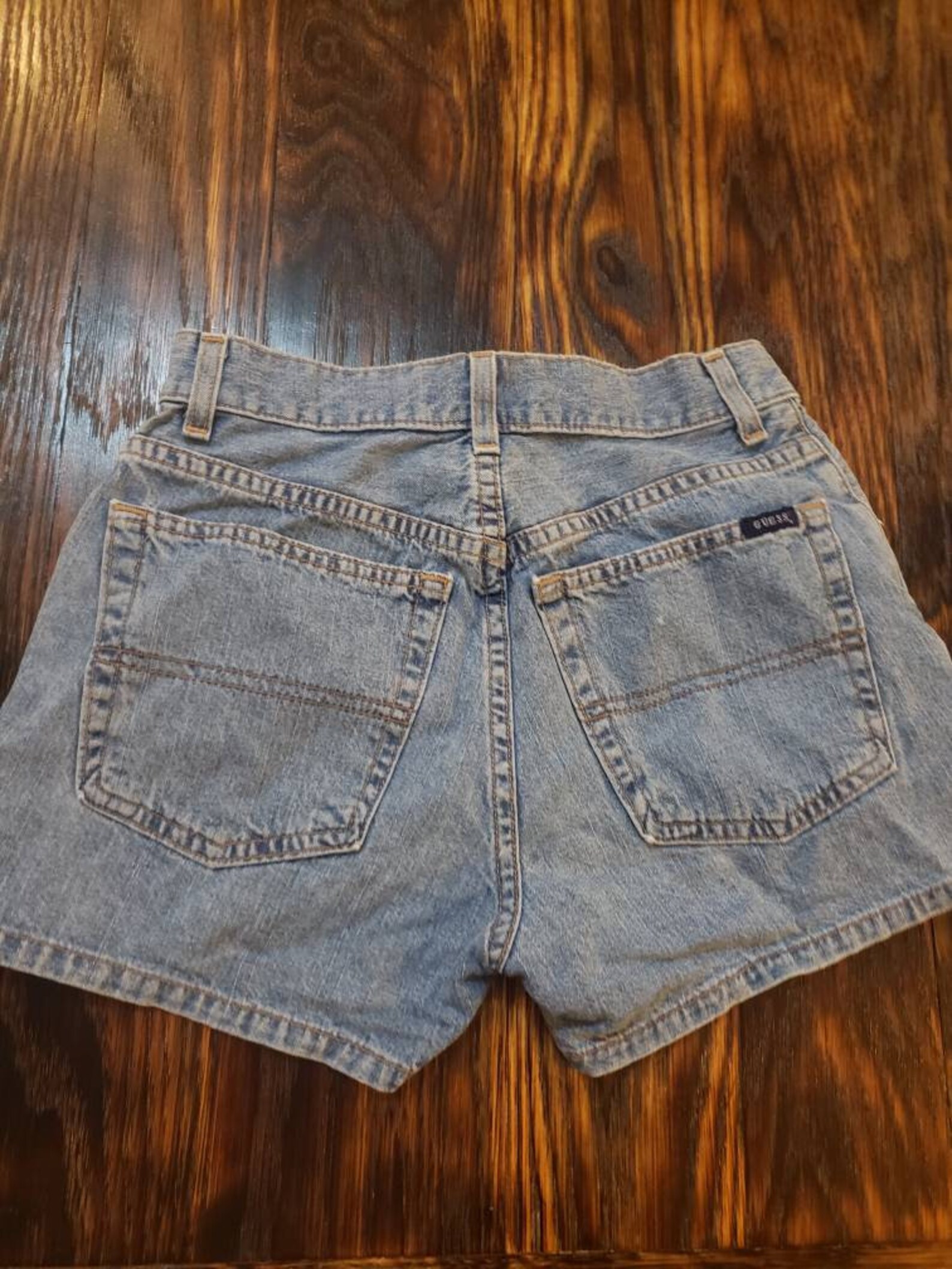 Vintage Guess Jean Shorts 24 Etsy