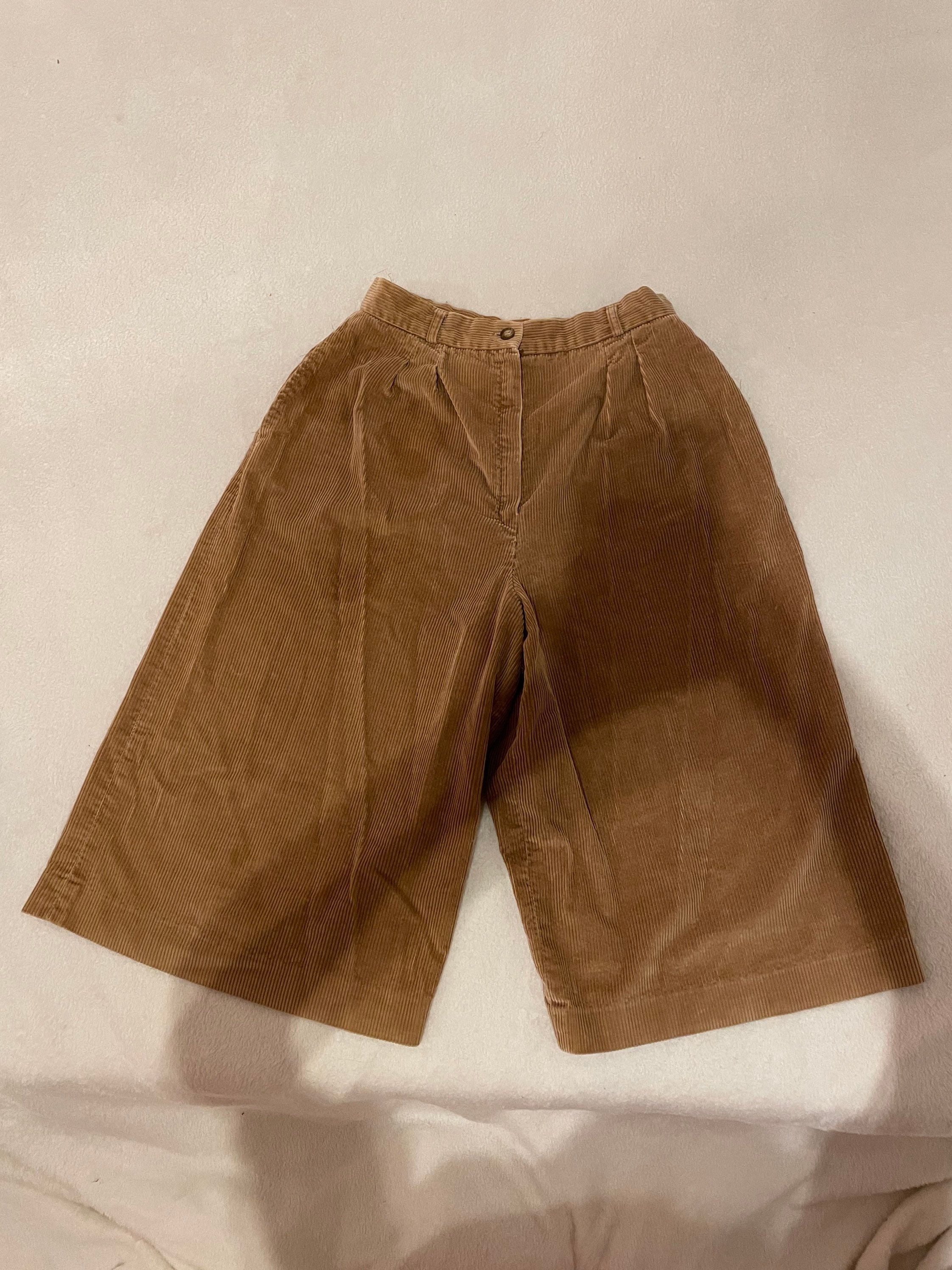 Brown Corduroy Vintage Shorts Etsy
