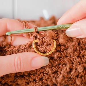 Chocolate Fluffy Crochet Drawstring Handbag With Crochet Bow Ties And Cute Little Pocket - Ideal For Winter And Special Events