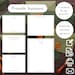 Printable Personalized Stationery Sets Editable Monogrammed Cards DIY ...