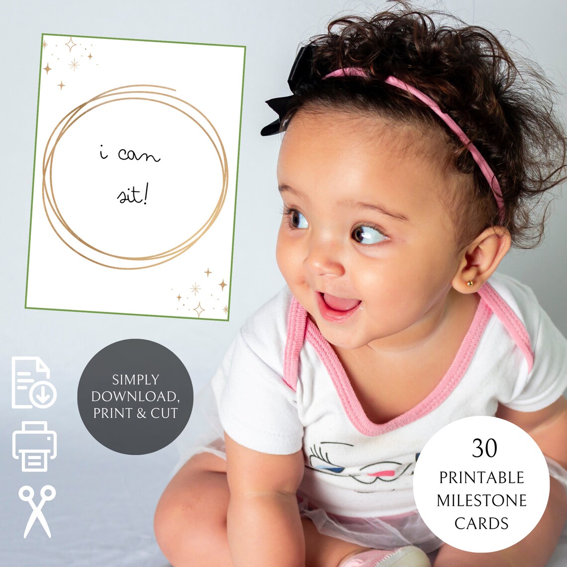 Baby Milestone Cards Printable for Boys or Girls - Etsy