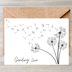 Sympathy Card | Condolence | Thinking of You | Sending Love | Bereavement | Sorry for your loss | Miscarriage, Loss, Cancer, Illness, Grief