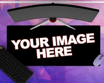 Your image printed on a Custom Mousepad (Free Shipping)  (Choose Sizes) desk mat, playmat
