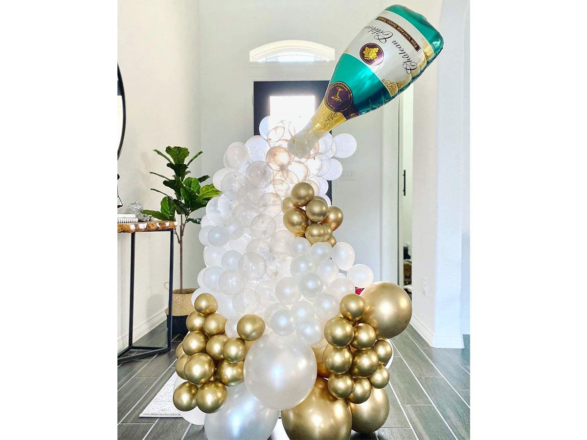 107 Pieces Champagne Balloon Garland Arch Kit for Birthday Etsy