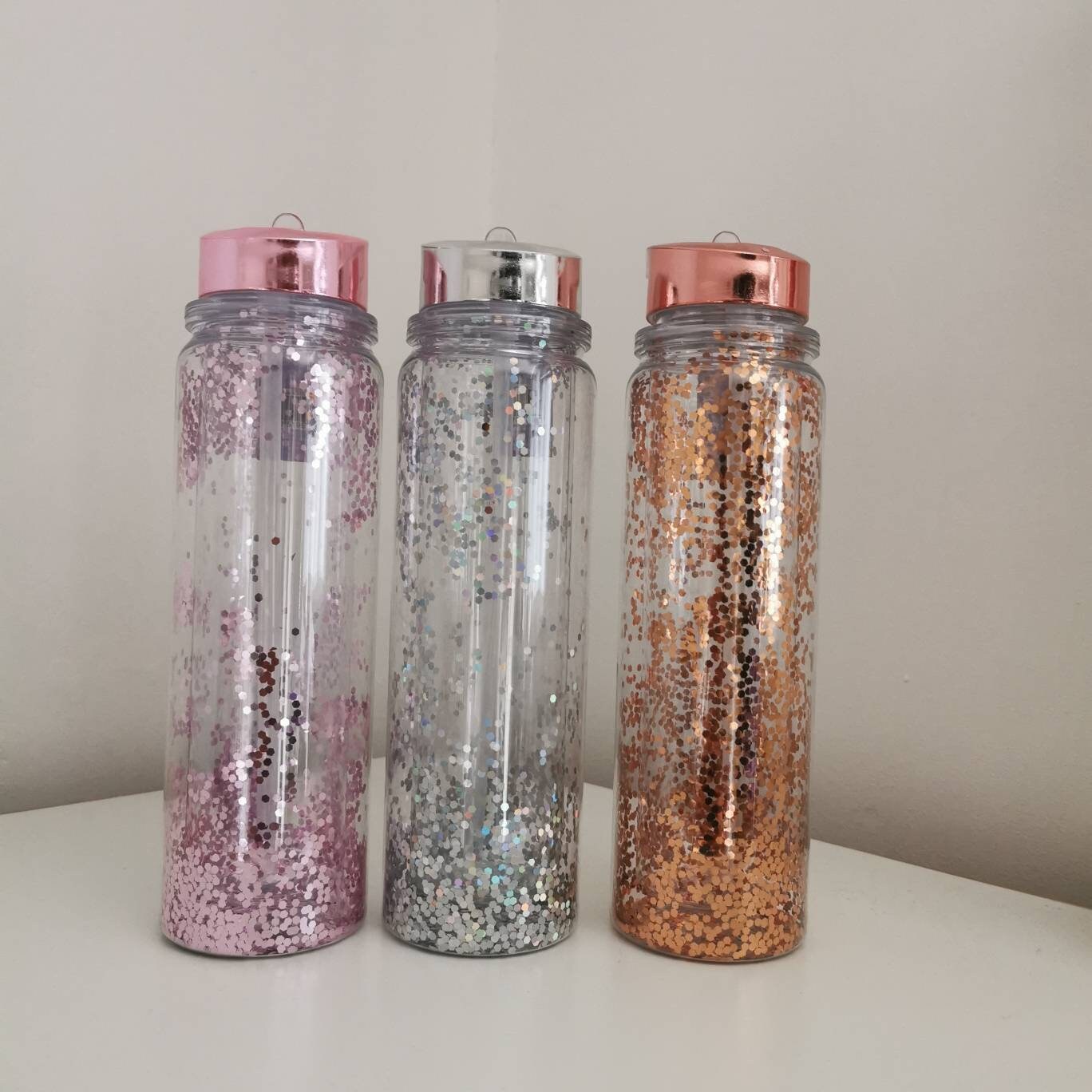 Glitter water bottle personalised water bottle pink water Etsy