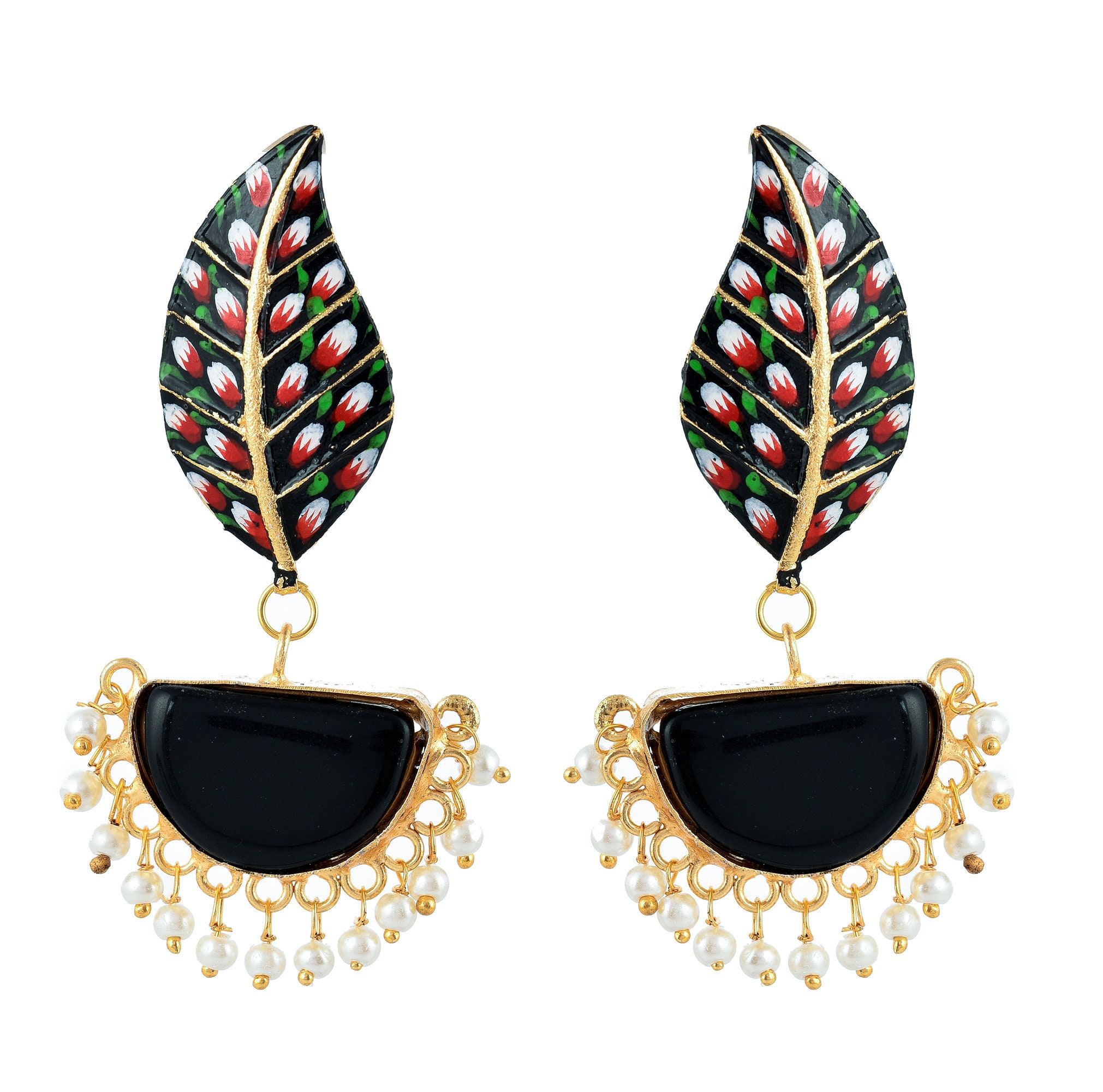 Traditional Indian Earring Bollywood Style Inspired Earrings Etsy