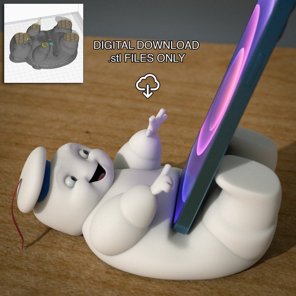 Baby Marshmallow Guy (NUR DIGITAL DOWNLOAD .stl Dateien) iPhone Ständer