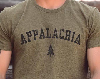 Appalachia Tshirt, Hiking Gift Tee, Appalachian Mountains