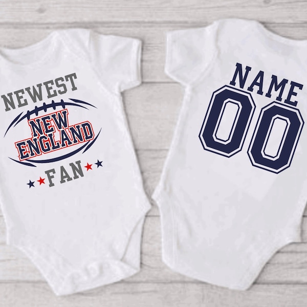 New England Patriots baby onesie