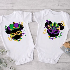 Disney Mardi Gras baby bodysuit