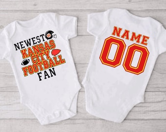 Kansas City Chiefs baby bodysuit