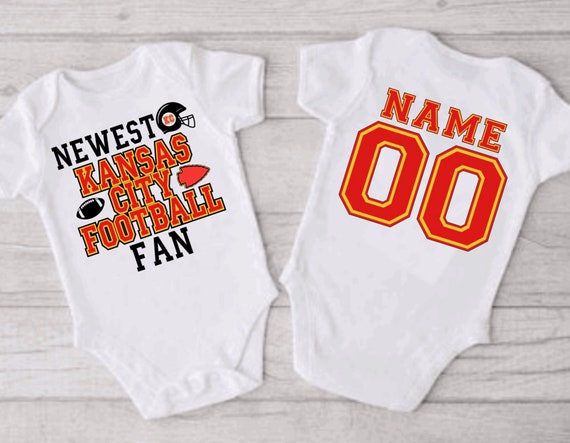 Kansas City Chiefs baby bodysuit