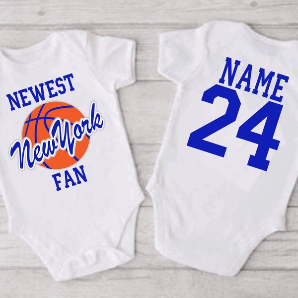 New York Knicks baby onesie