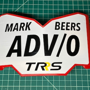 TRS eStart Number Plate Decal (Yinzer Edition)