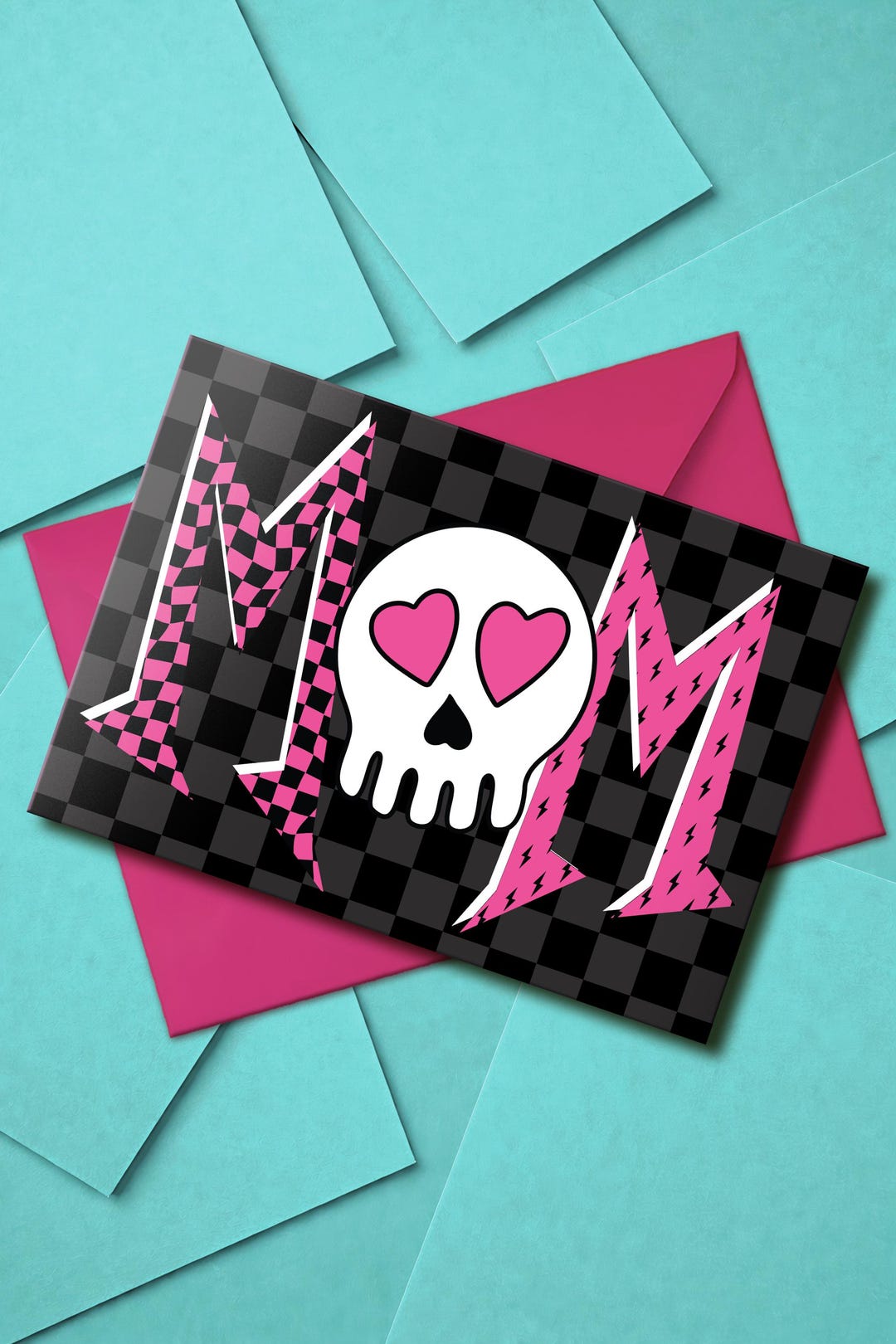 Emo Mother’s Day Card – Alternative Mum Gift, Scene Punk Aesthetic ...