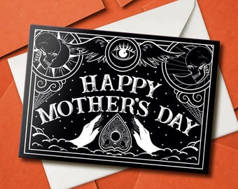 Ouija Mother's Day Card | Gothic Occult Spirit Board Design