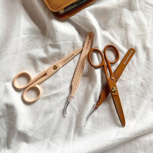 Mini-ciseaux en acier inoxydable | Petits ciseaux de bricolage pour la tenue d'un journal et la planification | Ciseaux de couleur neutre pour elle | Idées cadeaux mignonnes | Royaume-Uni