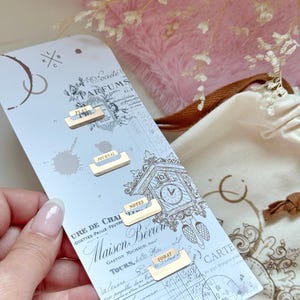 Brass Page Tabs or Markers Set | Pale Rose Gold Tabs for Planners and Journals | Treatbox 2nd Edition Ala Carte | Minimalist Tabs
