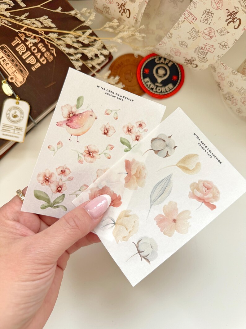 Planner Stickers | Floral Watercolor Stickers | FTA 144 145 L Simple ...
