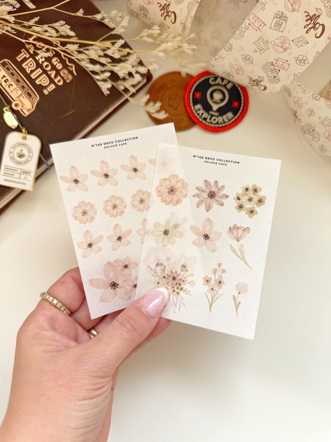 Planner Stickers | Floral Watercolor Stickers | FTA 148 149 L Simple ...