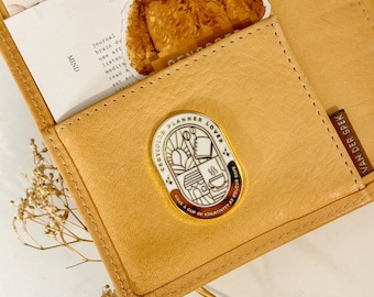 Magnetic Planner Charm | Planner Lover Badge | Enamel Planner Pin | Hobonichi Weeks A5 A6 B6 Personal Classic HP Pocket | UK