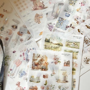 Color Cafe Bundles | Die Kurze | Planer und Journal Aufkleber | Wundertüte | Beutel | Minimale Briefpapier Sets | Geschenkset