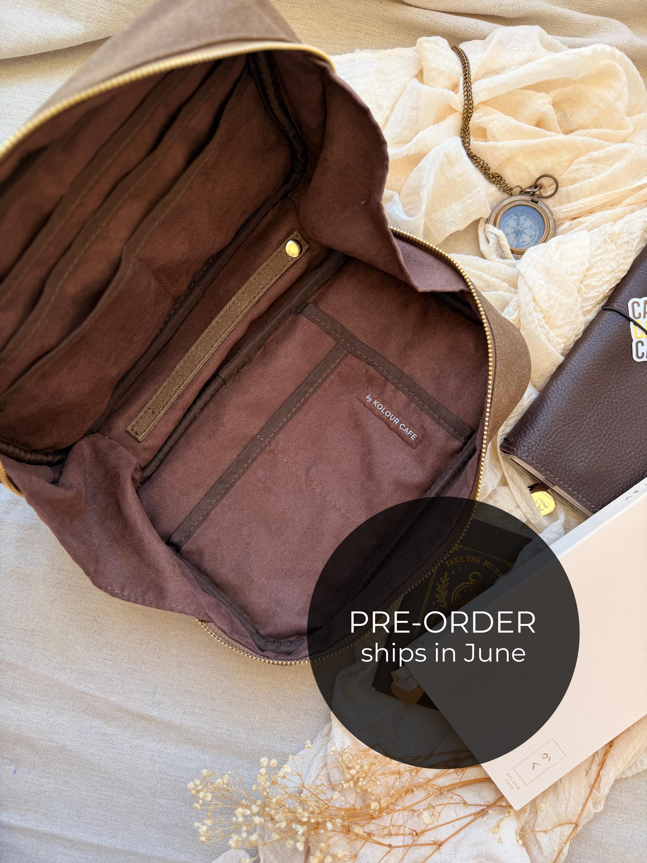 Sako Organizer TN Pouch Faux Nubuck | Zipped Pencil Case 