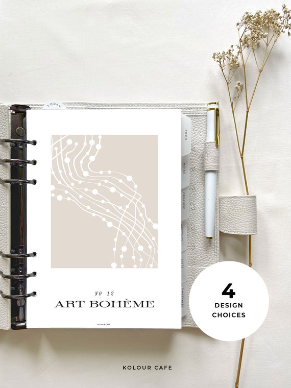 Buy Planner Dashboards Neutral Art Print Minimalist Abstract Online in  India 