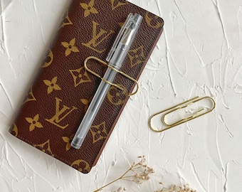 Clip para sujetar bolígrafos dorado / Accesorios para agendas / Soporte para bolígrafos para agendas / Marcapáginas / Clip para papel bonito / Clip para papel / Clip para carpetas / Reino Unido