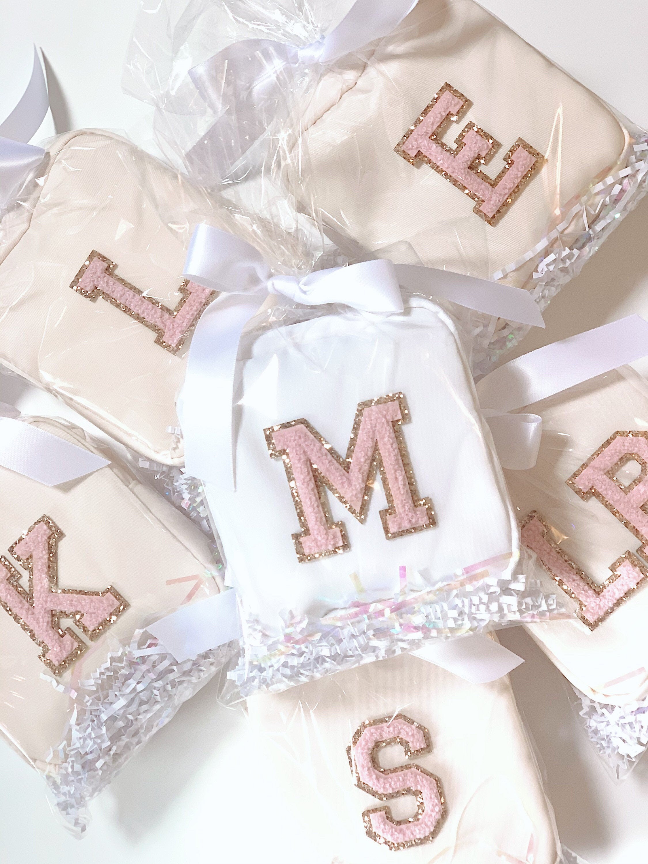 Mini Personalized Nylon Pouch | BRIDESMAIDS gift | makeup travel pouc…
