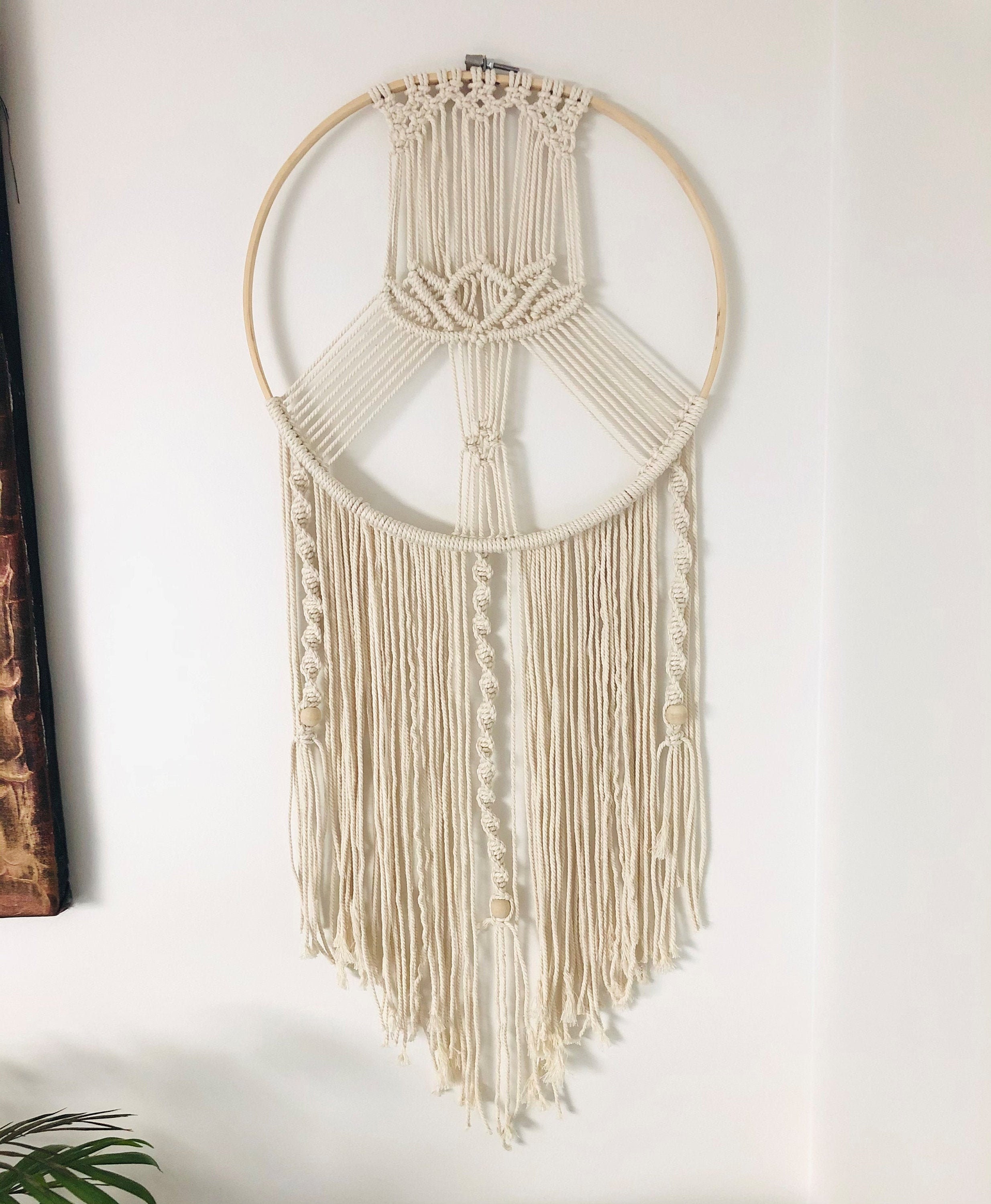 Macramé Mural Fleur de Lotus