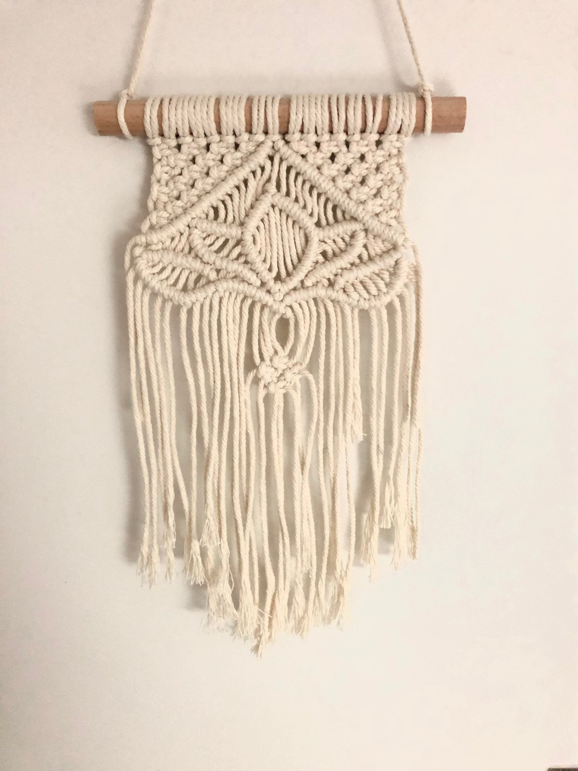 Macramé Mural Fleur de Lotus - Small
