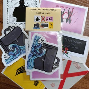 operation mincemeat musical inspired sticker pack (6 stickers) image 1