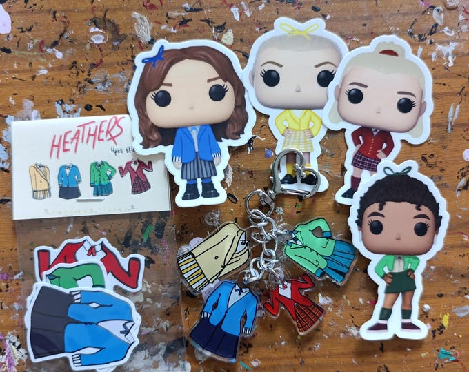 Heathers One Inch Pinback Button Set - Etsy