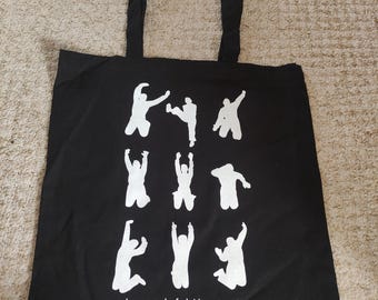 Operation Mincemeat Musical tote bag silhouette