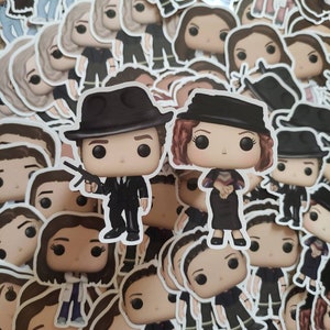Bonnie und Clyde eigene Funko Aufkleber