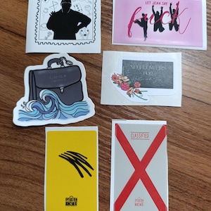 operation mincemeat musical inspired sticker pack (6 stickers) image 2