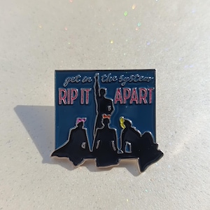 rip it apart operation mincemeat musical enamel pin badge