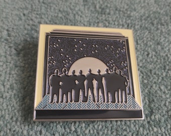 operation mincemeat the musical enamel pin badge