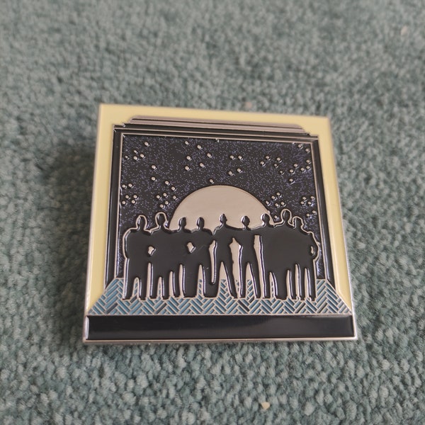 operation mincemeat the musical enamel pin badge