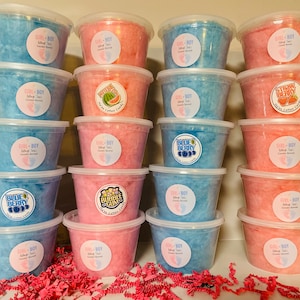 Package of 10 Cotton Candy Tubs 16oz
