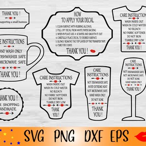 Cartão de cuidados com copo SVG-Care Card PNG-cartão de instruções de cuidados- lábios Care Card svg-Care cards-etiquetas- transferência para impressão-download digital