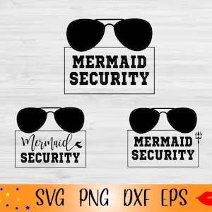 Zeemeermin beveiliging shirt SVG-bestand-png-bestanden voor sublimatie-digitale ontwerpen-eps-dxf-digitale download-Mermaid Party SVG-Boy-Big Bro-png-bestand